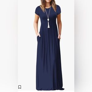 NWT VIISHOW 2XL navy blue, Maxi dress